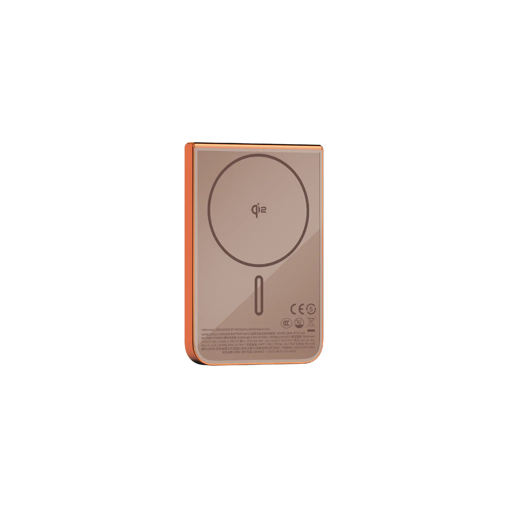 MOMAX 1-Power S.Pass 5000mAh Qi2 Magnetic Wireless Battery Pack