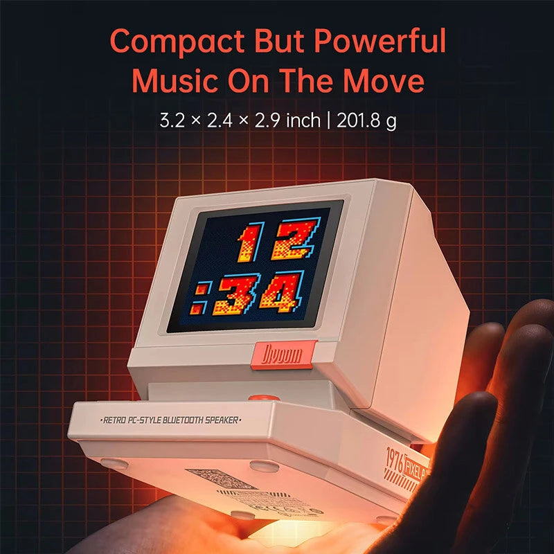 Divoom MiniToo Retro Pixel Bluetooth Speaker