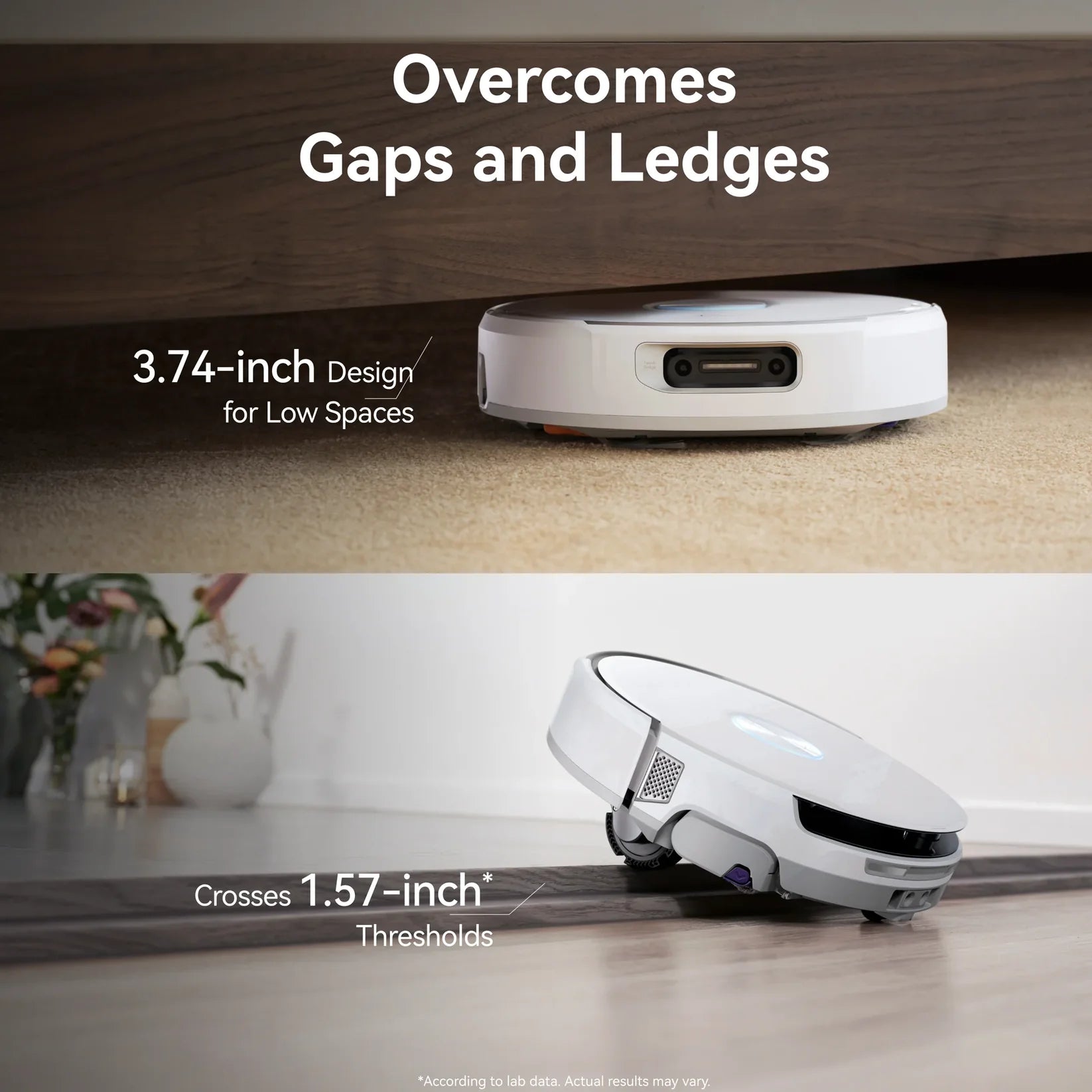 Narwal Flow Robotic Vacuum and Mop with Real-Time Self-Cleaning Track Mop