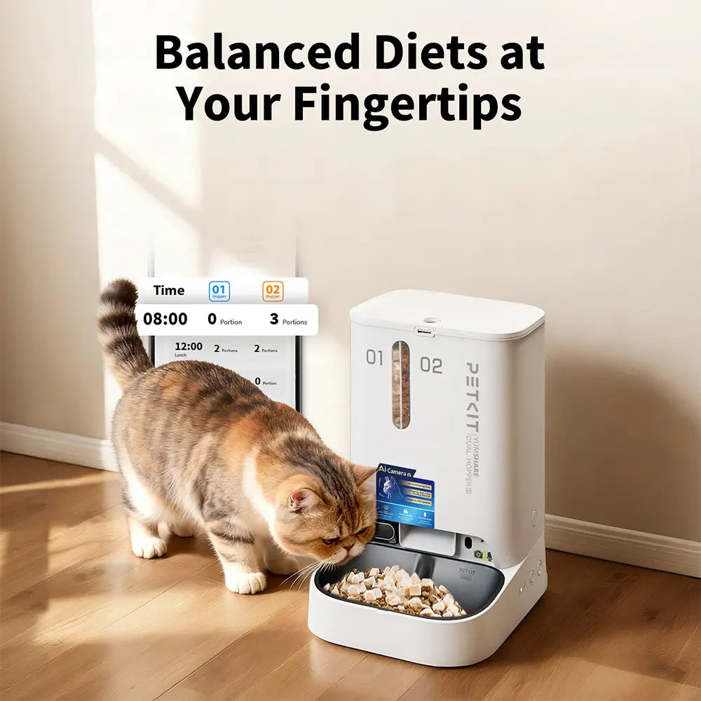 PETKIT YumShare Dual-Hopper 2 Smart Feeder