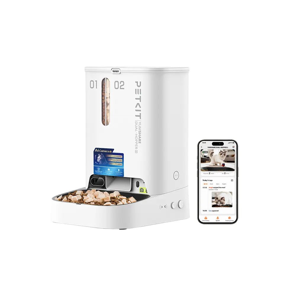 PETKIT YumShare Dual-Hopper 2 Smart Feeder