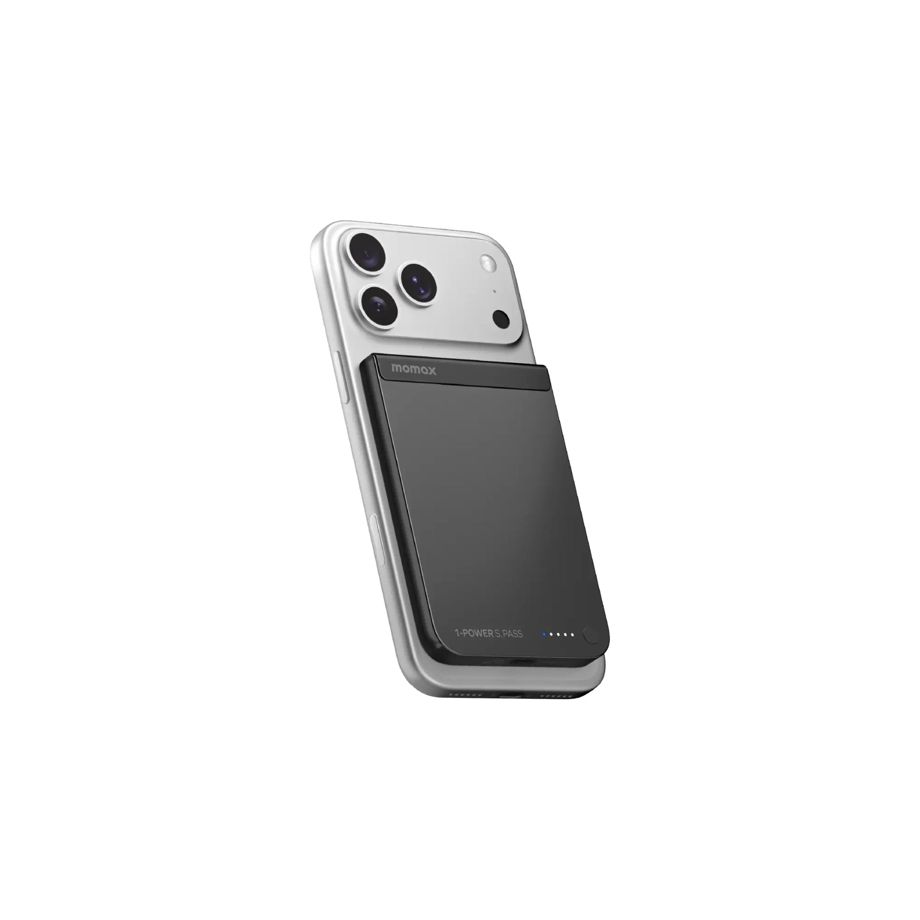 MOMAX 1-Power S.Pass 5000mAh Qi2 Magnetic Wireless Battery Pack