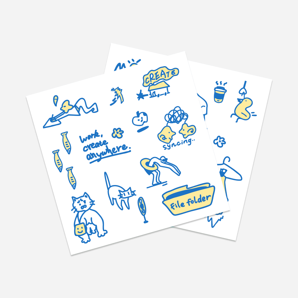 MOFT Pressure-sensitive Art Stickers