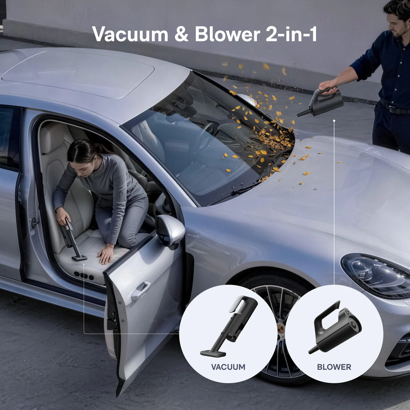 HOTO BlowVac Cordless Lightweight Handheld Vacuum