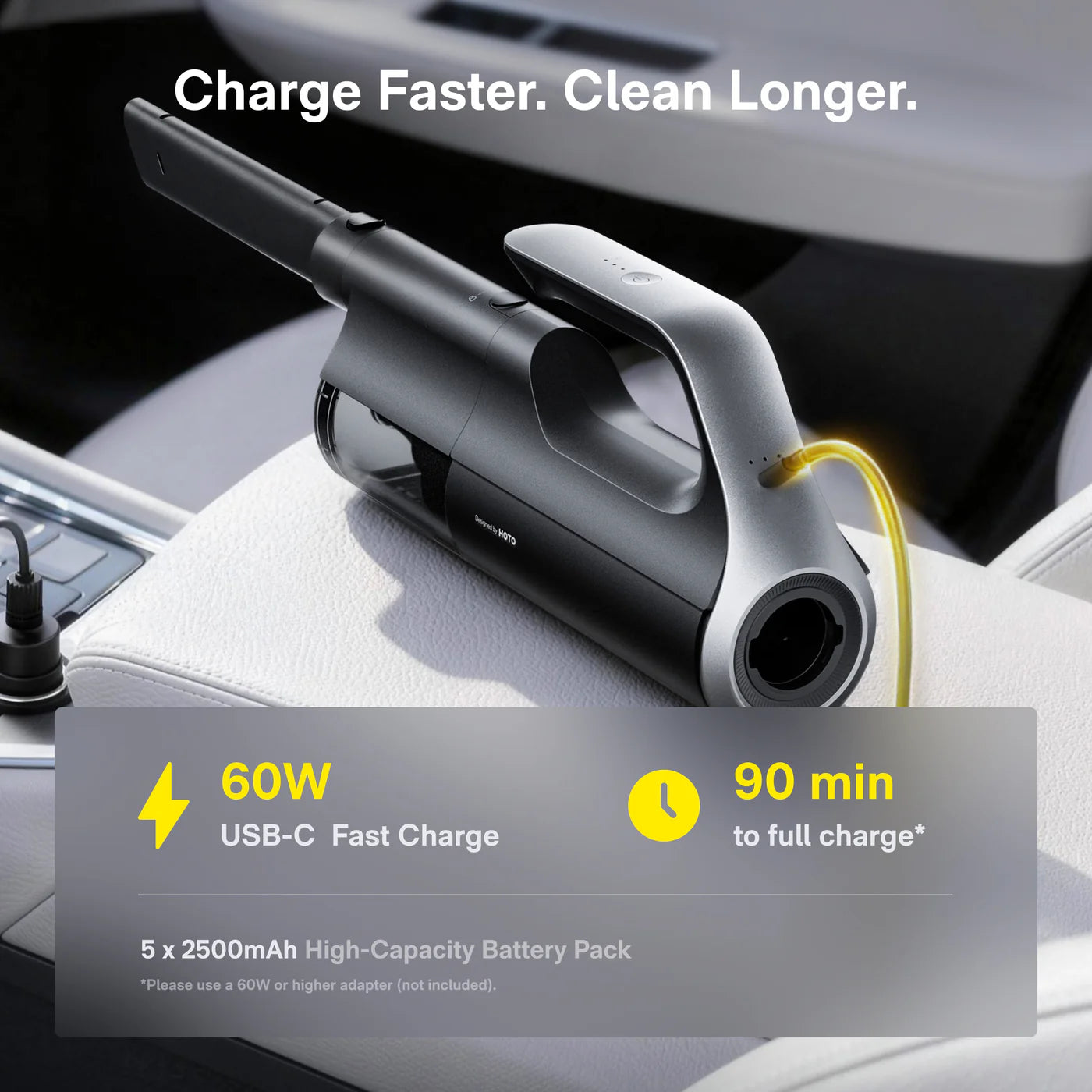 HOTO BlowVac Cordless Lightweight Handheld Vacuum