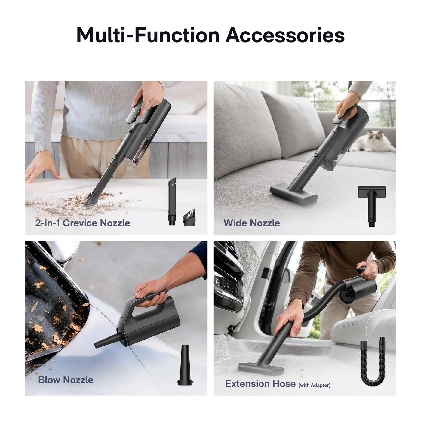 HOTO BlowVac Cordless Lightweight Handheld Vacuum