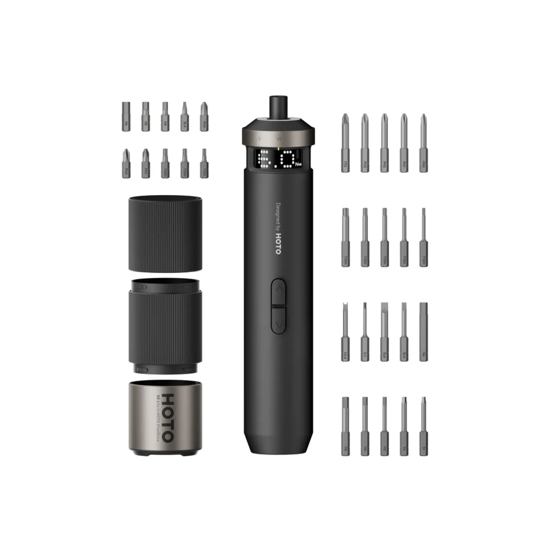 HOTO PixelDrive LED Illumination Cordless Screwdriver
