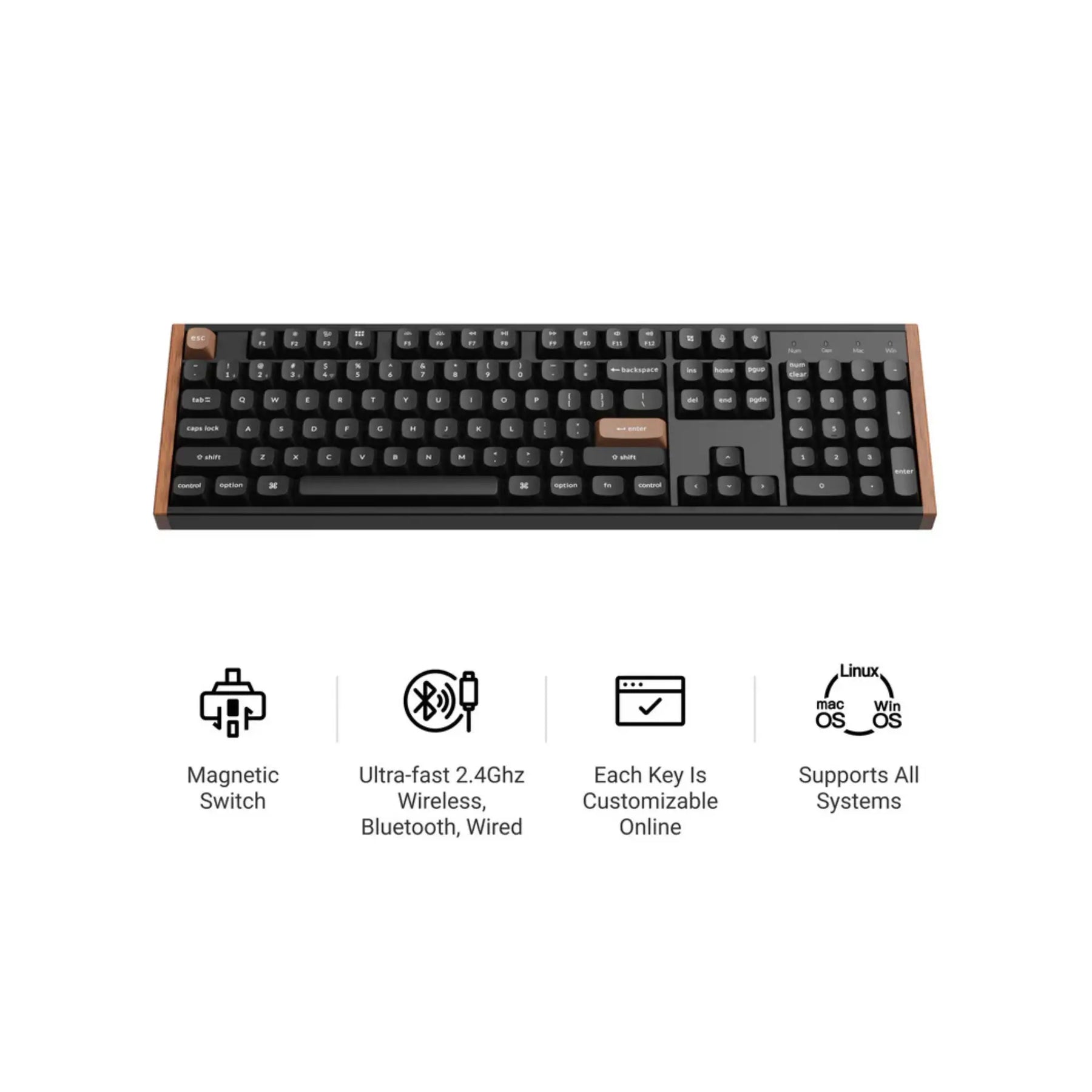 Keychron K10 HE Wireless Magnetic Switch Custom Keyboard (Special Edition)