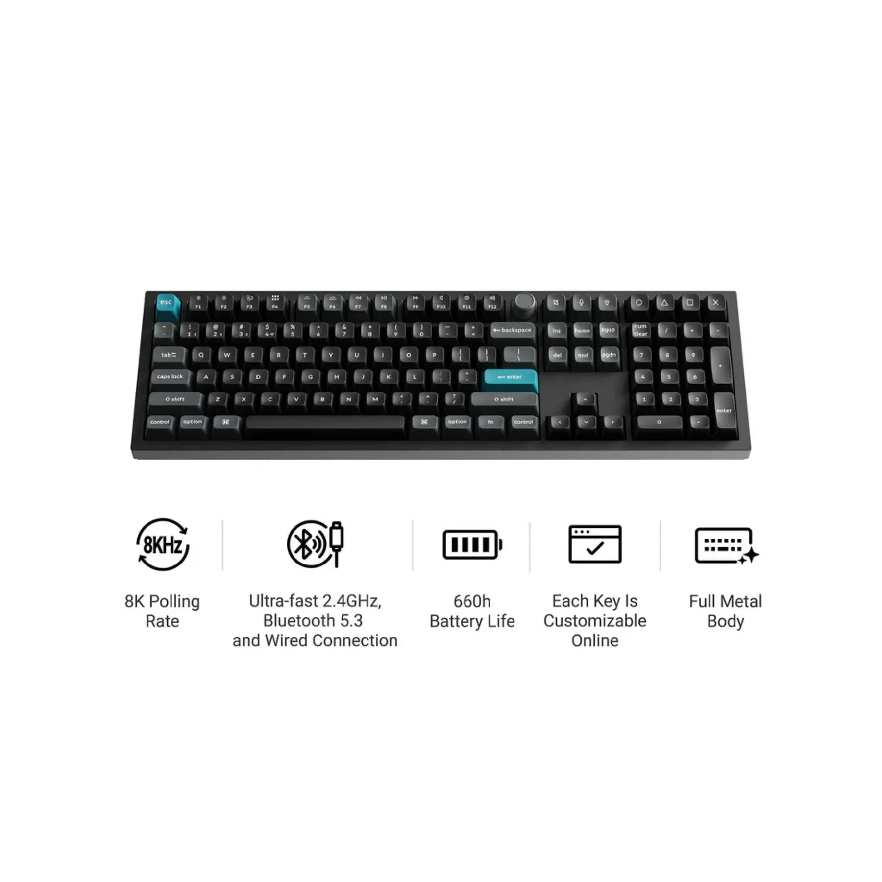 Keychron Q6 Ultra 8K Wireless Custom Mechanical Keyboard