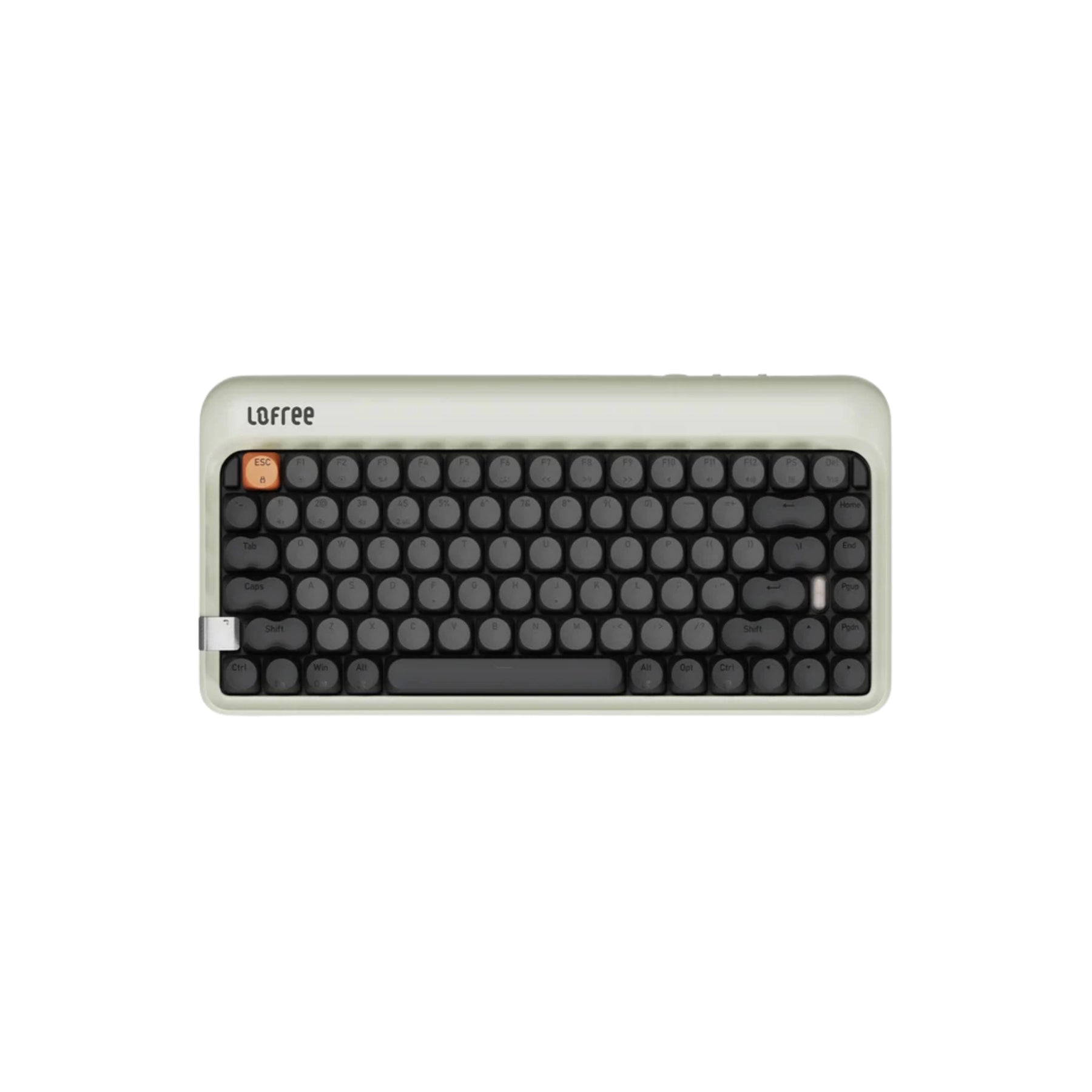 Lofree 1970s Tri-mode Hot-Swap Retro Wireless Mechanical Keyboard (Olive)