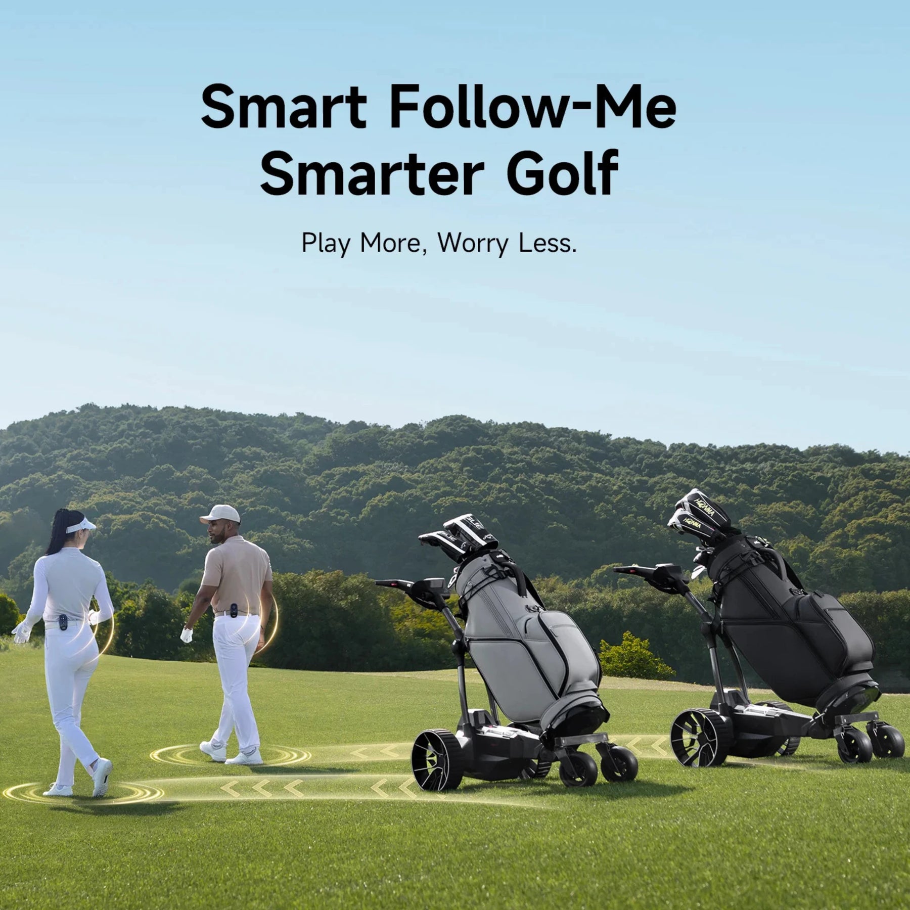NAVEE Birdie 3 Electric Golf Push Cart