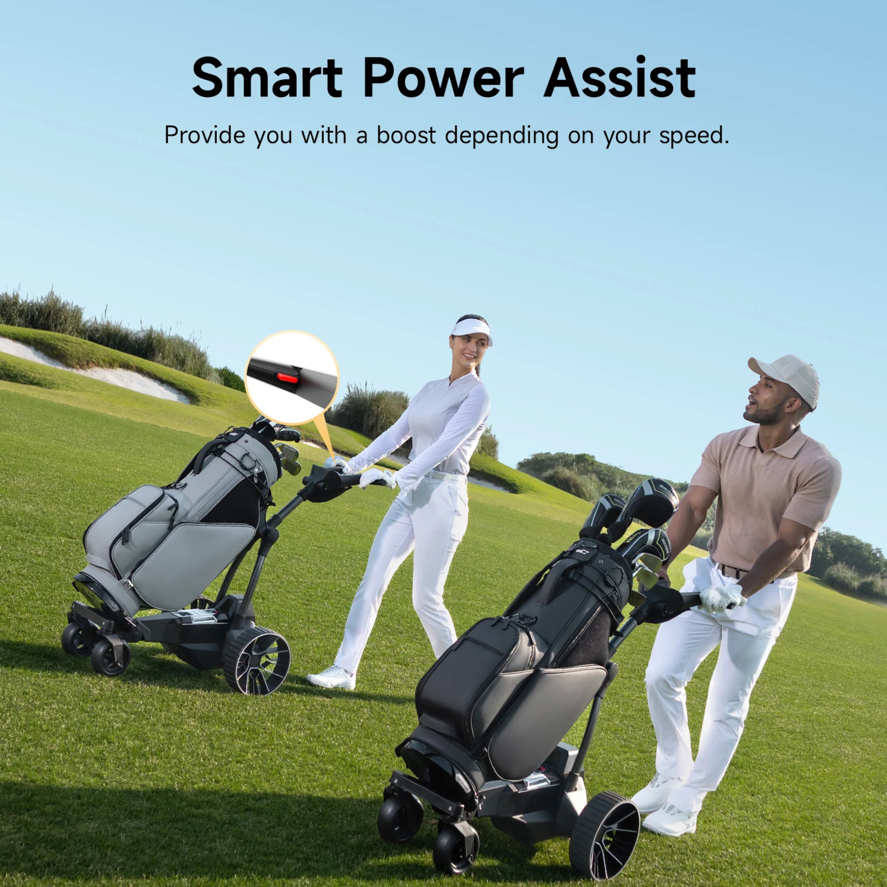 NAVEE Birdie 3 Electric Golf Push Cart