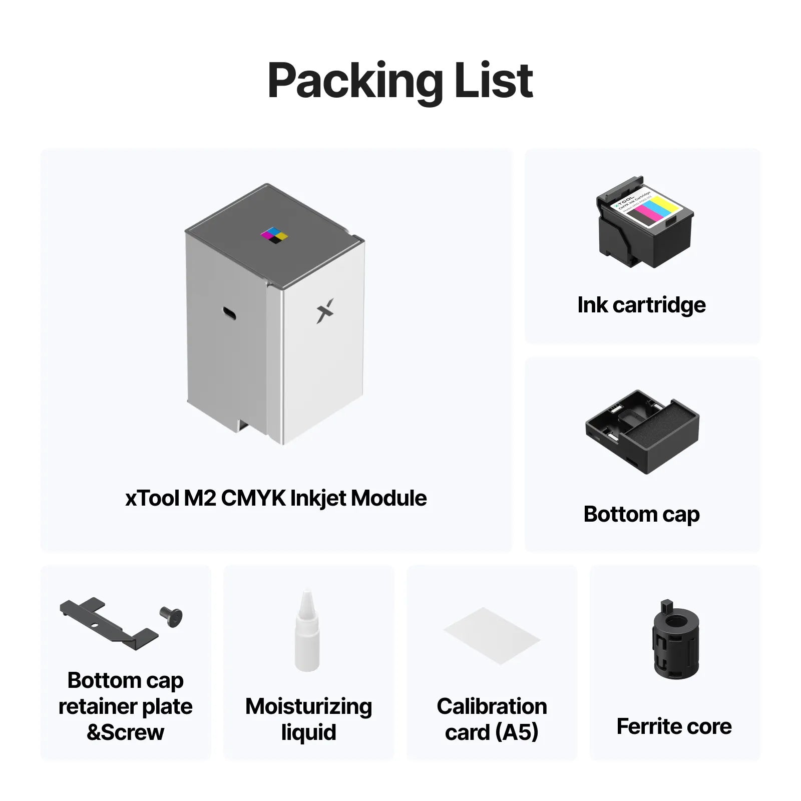 xTool M2 CMYK Inkjet Printing module