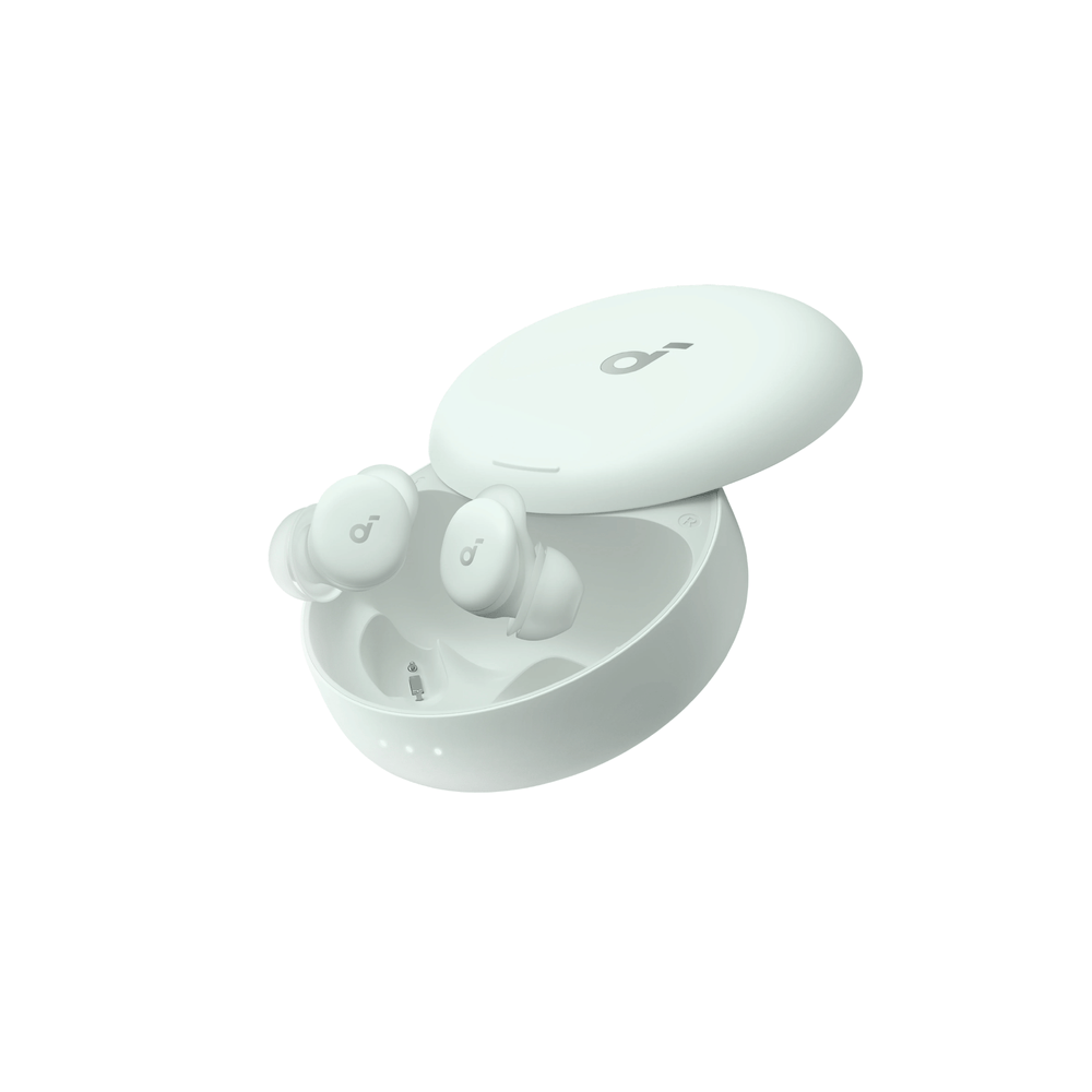 soundcore Sleep A30 Smart by Anker | Noise Cancelling Sleep Earbuds - Mist Green