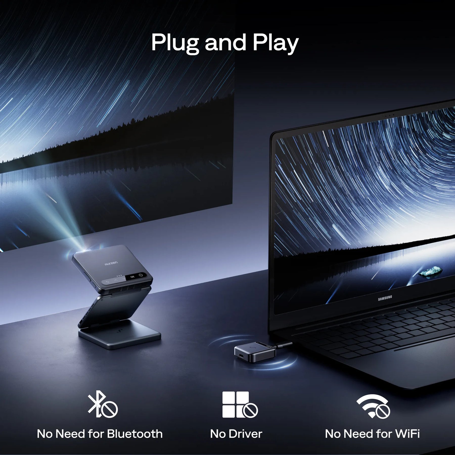 Aurzen CastPlay Pro Wireless USB-C