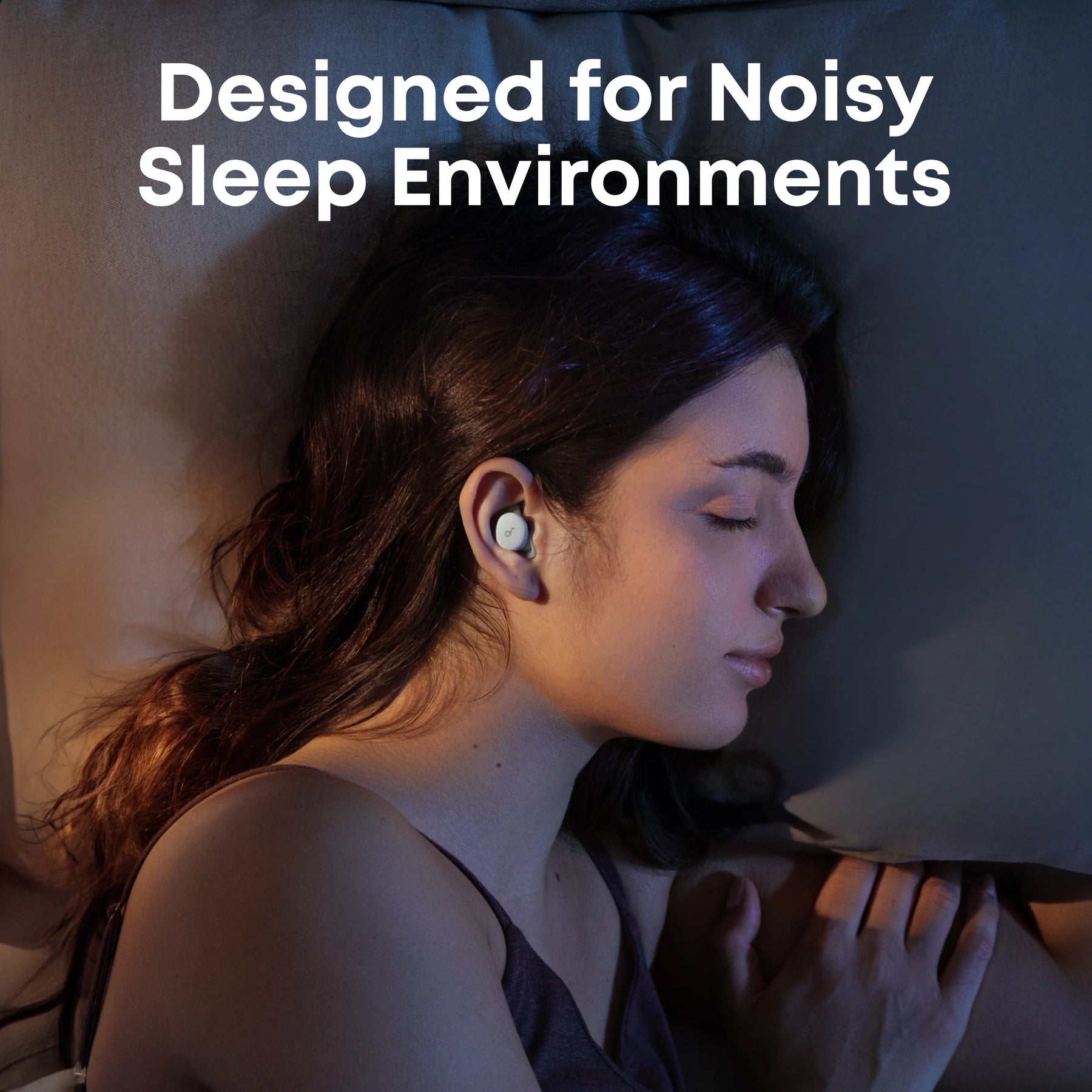 soundcore Sleep A30 Smart by Anker | Noise Cancelling Sleep Earbuds - Mist Green